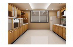 Parallel Modular Kitchen by Dreamz Interiors