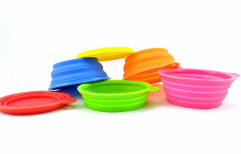 Pet Food Silicone Bowl Without Carabiner by Evergrow International