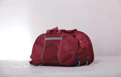 Red Fancy Travel Bag by Jeeya International