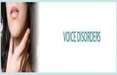 Voice Disorder by Vivek Mohans Speech And Hearing Centre