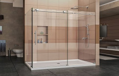 Frame Less Corner Type Shower Enclosure by Steamers India