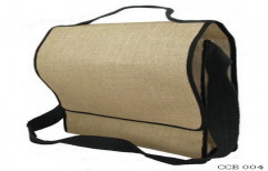 Jute Messenger Bag by Blivus Bags Private Limited