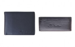 Leather Premium Black Men Credit Card Case by AM Leather