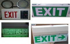 LED Exit Sign by SPJ Solar Technology Private Limited