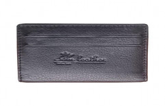 Slim Black Men Credit Card Case Wallet by AM Leather