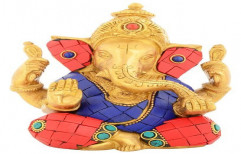 Utsav Kraft Brass Ganesh Idol by Plexus