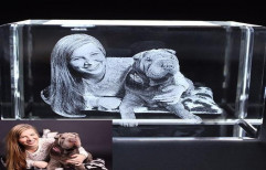 Cubical Crystal Photoframe by J B Award & Trophies