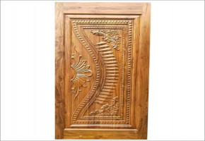 Designer Teak Wood Door by Uniq Doors