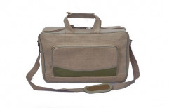Jute Conference Bag by Blivus Bags Private Limited