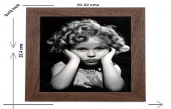 Snnappo Single Picture Frame 8X10, wooden Brown by Plexus