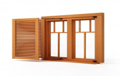 Wooden Window Design Without Glass  by V K Interior Decorator