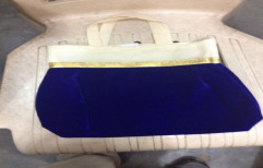 Blue Velvet Handle Bag by YRS Enterprises