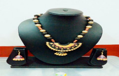 Terracotta Necklace Set by Enchant