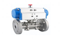 Ball Valve with Pneumatic Actuator by Delhi Machine & Pneumatic