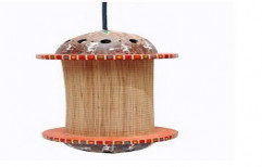 Coconut And Mat Lamp Hanging by Nirmitee Art Connoisseurs