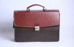 Leather Briefcase by Santa Maria Fashion Private Limited