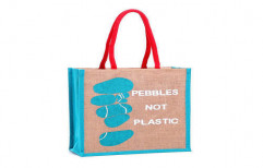 Biodegradable Promotional Jute Bag by H. A. Exports