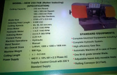Fully Automatic Bandsaw by Manish Hardware & Machinery Store