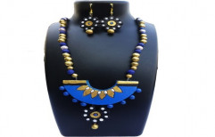 Terracotta Necklace Set by Enchant