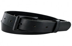 Black Leather Belt by AM Leather