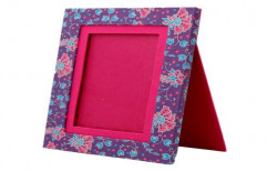 Snnappo Purple Pink Floral and Leaves Designer Photo Frame by Plexus