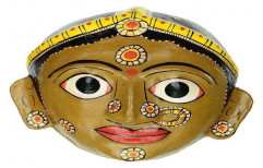 Utsav Kraft Handmade Cheriyal Sawdust Woman Face Mask by Plexus