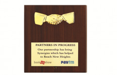 Wooden Metal Plaques by J B Award & Trophies