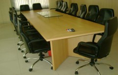 Wooden Conference Table by Pioneer Modular Seatings