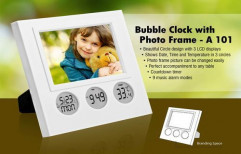 Desktop Clock With Photoframe by J B Award & Trophies