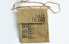 Jute Pouch by Blivus Bags Private Limited