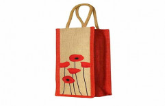 Water Bottle Jute Bag by Shekhar Paper Products