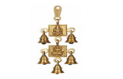 Brass Pooja Hanging Bell by Plexus