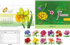 Flowers Desktop Calendars by Ravindra Enterprises