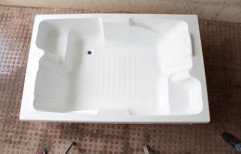 Rectangular 2 Seater Bath Tub by Steamers India