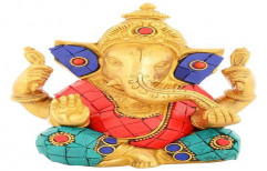 Utsav Kraft Brass Ganesh Idol by Plexus