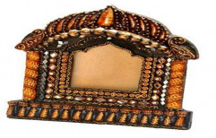Wood And Fibre Cone Work Jharokha Photo Frame Table Piece by Nirmitee Art Connoisseurs
