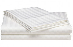 Satin Stripe Bed Sheet by Alps Coton Apparel