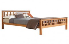 Wooden Bed by H M & Company