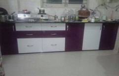 PVC Modular Kitchen-Straight by Lakshyaa Interiors & Decorators