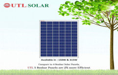 8.3 - 17.6 V Mono Crystalline UTL Solar Panel, 24 V, for Home by Amar Solar Enterprises