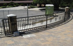 Automatic Curved Sliding Gates by Sly Enterprises