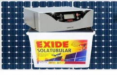 Exide Solar UPS 850va 150ah Battery 2 150wp 300wp Panels by Bhyraveshwara Tyres And Batteries