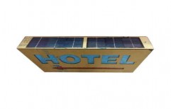 Solar Powered Sign Board by Shreyansh Electronics