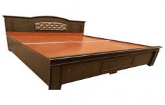 Wooden Double Bed by Ajariya Associates