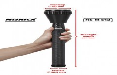 NS-M-512 NISHICA Rechargeable Metal Torch by Nishica Impex Private Limited