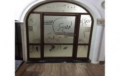 Arched Glass Door by Amritsar Aluminium