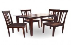 4 Seater Wooden Dining Table by Vishwakarma Wood Works