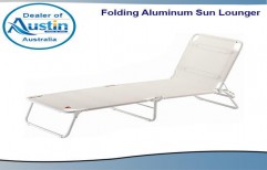 Folding Aluminum Sun Lounger by Austin India