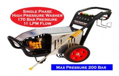 Single Phase High Pressure Washer 170 Bar (Max 200 Bar) by NACS India