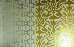 Gold Mosaic Tiles by Charles Designer